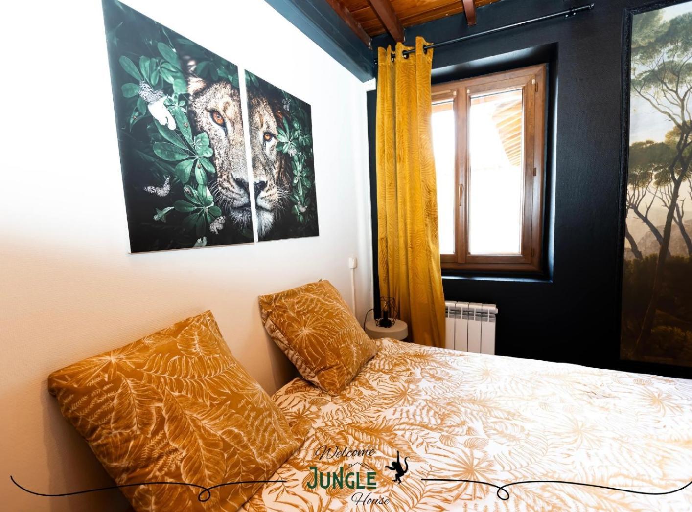 Maison "Jungle House" 90 M2 Billard, Retroprojecteur, Bar A Jeux , Vinyle, Wifi Fibre, Ideal Pro & Famille A Montbrison Exteriér fotografie