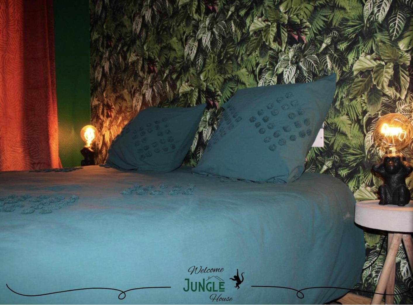 Maison "Jungle House" 90 M2 Billard, Retroprojecteur, Bar A Jeux , Vinyle, Wifi Fibre, Ideal Pro & Famille A Montbrison Exteriér fotografie